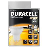 duracell led 4w gu10 non dimmable 3000k s7051