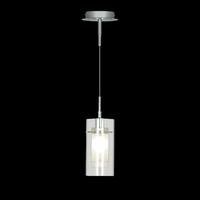 Duo Satin Silver 1 Light Pendant