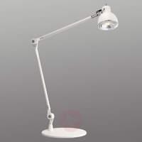 duett a flexible led table lamp in white
