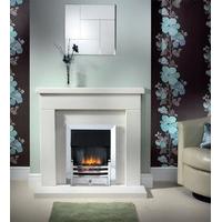 durrington limestone fireplace package with electric fire