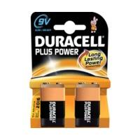 Duracell 2x Plus Power MN1604/6LF22 Alkaline 9V