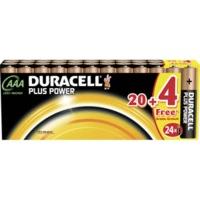 duracell plus power aaa micro lr03 batterie 1 5v 24 st