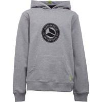 DuFFS Boys Hoody With Chest Print Grey Marl