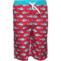 dudeskin boys woven and lined board shorts sailfish aop