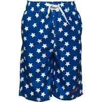 dudeskin boys woven and lined board shorts dazzling blue