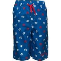 Dudeskin Boys Woven And Lined Board Shorts Victoria Blue