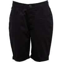 duffs boys stretch twill skinny fit shorts black