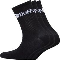 DuFFS Boys Three Pack Classic Socks Black