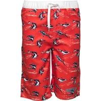 Dudeskin Boys Woven And Lined Board Shorts Hammerhead AOP