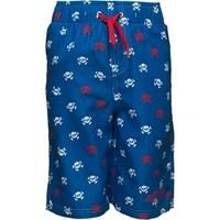 Dudeskin Boys Woven And Lined Board Shorts Victoria Blue