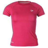 Dunlop Performance T Shirt Junior Girls