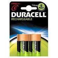 Duracell Rechargeable ACCU NiMH Battery C Pack of 2