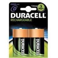Duracell Rechargeable ACCU NiMH Battery D Pack of 2