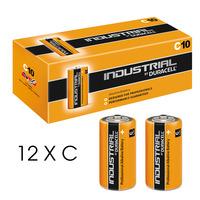 Duracell Industrial 12x C Size Alkaline Batteries