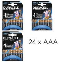 Duracell Ultra Power 24x AAA Alkaline Batteries
