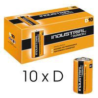 Duracell Industrial 10x D Size Alkaline Batteries