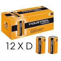 Duracell Industrial 12x D Size Alkaline Batteries