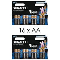 Duracell Ultra Power 16x AA Alkaline Batteries