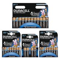 duracell ultra power 16x aa 16x aaa alkaline batteries