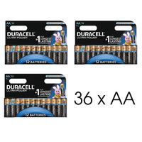 Duracell Ultra Power 36x AA Alkaline Batteries
