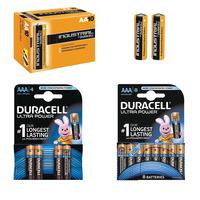 Duracell Industrial 12x AA + Duracell Ultra Power 12x AAA