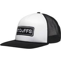 DuFFS Mens Snap Back Mesh Cap White/Black