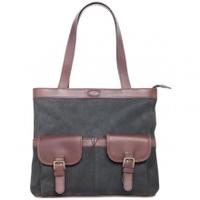 Dubarry Raheen Tote Bag, Black/Brown, One Size