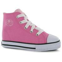 Dunlop Infant Canvas High Top Trainers