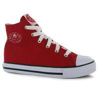 Dunlop Kids Canvas High Top Trainers