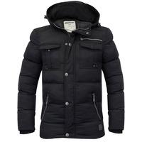 durweston padded coat in black dissident