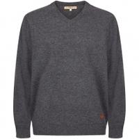 Dubarry Brennan V Neck Sweater, Graphite, XL