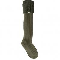 Dubarry Trinity Knitted Sock, Olive, Small