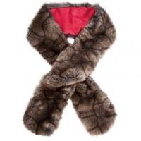 dubarry ladies faux fur scarf elk faux fur scarf
