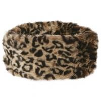 dubarry ladies faux fur headband leopard faux fur headband one size