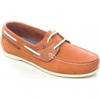 Dubarry Malta Ladies Deck Shoes, Russet, UK5