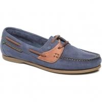 Dubarry Malta Ladies Deck Shoes, Denim/Tan, UK5.5