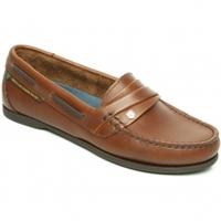 Dubarry Hawaii Ladies Deck Shoes, Brown, UK 5.5