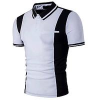 dudian mens going out simple active summer t shirtgeometric round neck ...