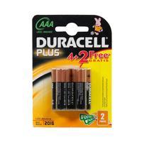 Duracell Plus Power AAA Batteries - 4 Pack, Assorted