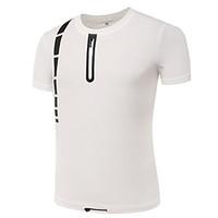 dudian mens going out simple active summer t shirtgeometric round neck ...