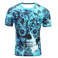 dudian mens going out formal simple active summer t shirtgeometric rou ...