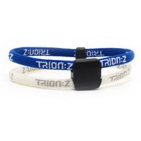 Dual Loop Lite Ionic/Magnetic Bracelet Blue/White