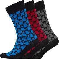 DuFFS Mens Three Pack Socks Multi