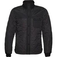 duck and cover mens radius quilted jacket black