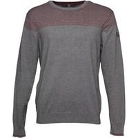 Duck and Cover Mens Ramirez 2 Knit Top Mid Grey Marl