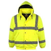 Dunlop Hi Vis Bomber Jacket Mens