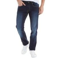 Duck and Cover Mens Boxsir Straight Fit Jeans Raw Denim Rinse