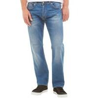 Duck and Cover Mens Big Ped Jeans Blue