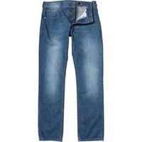 duck and cover mens silver jeans mid wash