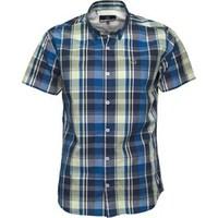 Duck and Cover Mens Pearce Short Sleeve Shirt Apple